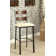 Thurman Upholstered Counter Stool with Metal Frame
