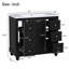 Meuble-lavabo contemporain noir