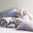 Blue Twin Comforter With Microfiber Sheets And Filling Size Floral Sheets, Static-