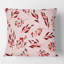 Coussin lumineux à motif floral Mid-Century Bright Eucalyptus Floral II-814283269