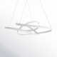 Peabody Single Light Metal Dimmable LED Geometric Chandelier