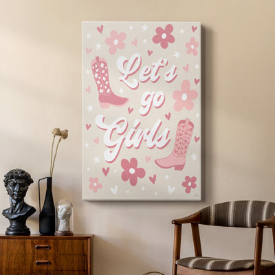 Let's Go Girls -Custom Wrapped Gallery Cavas
