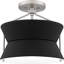 Montz 2-Light Brushed Nickel Semi-Flush Mount Light