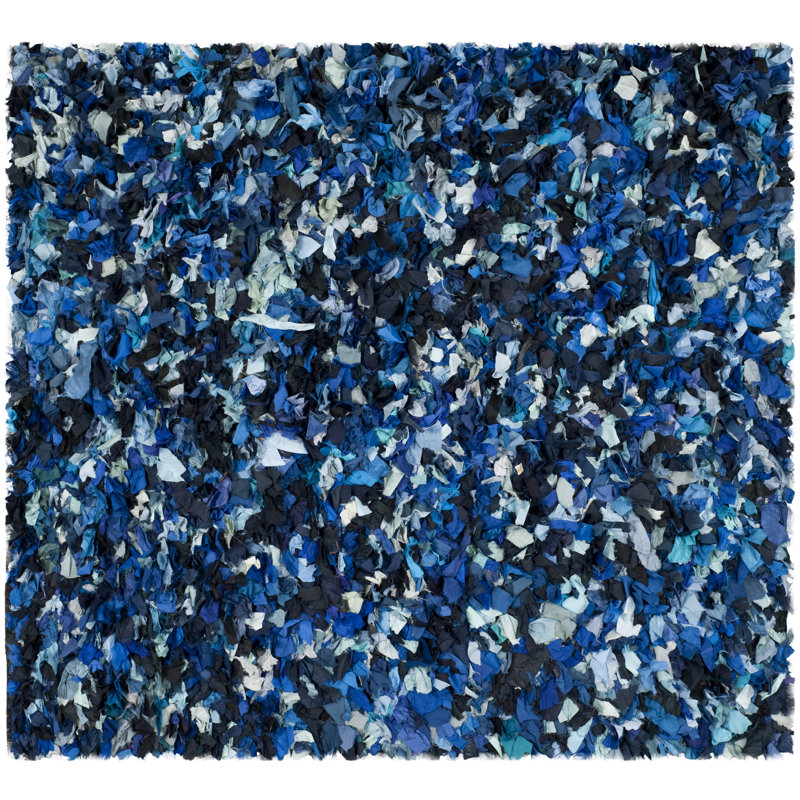 Tapis à poils longs Godsey, Carré 6 pi