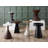 Lamoille Marble Top End Table