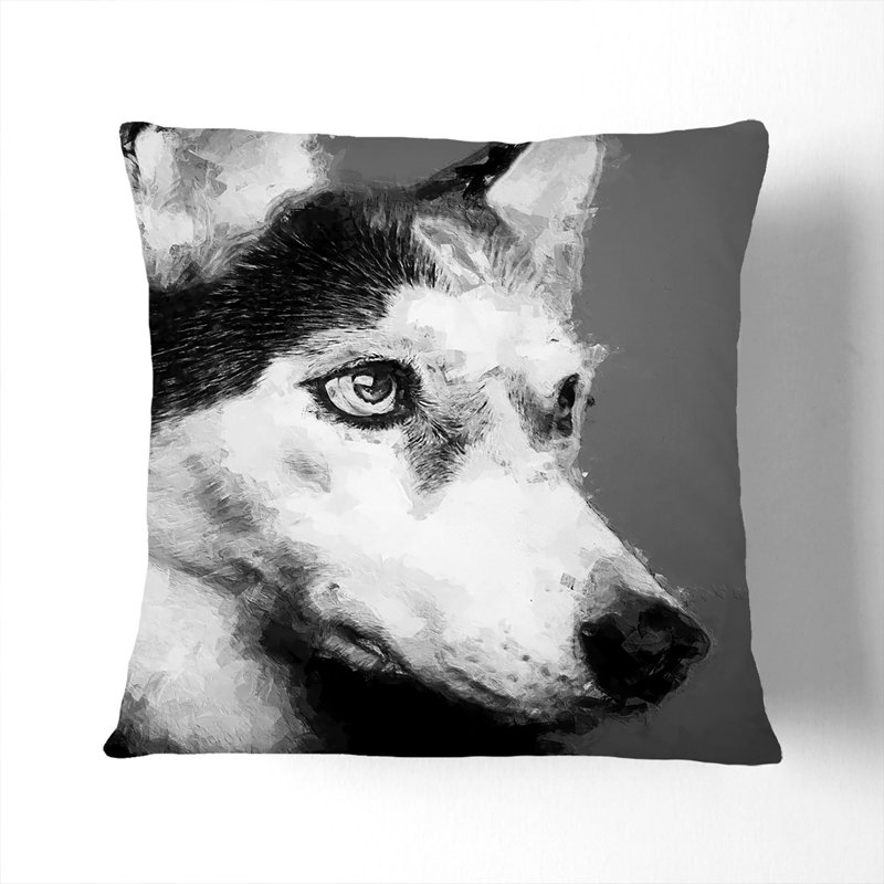 Square Throw Cushion, White, 55cm H x 55cm W x 20cm D