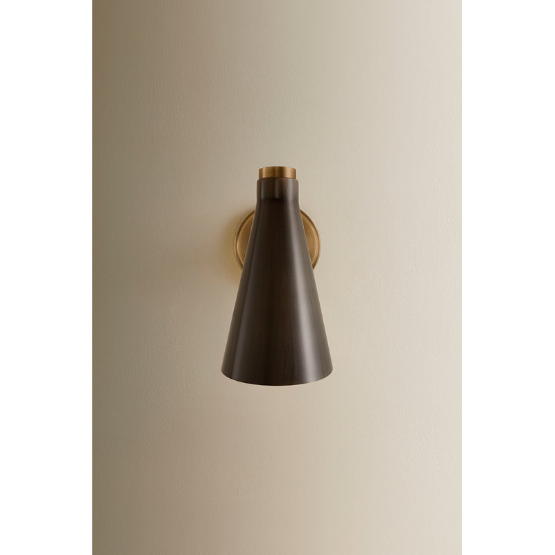 Andersen Wall Sconce, Patina Brass/Bronze