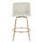 Thea 26" Fixed-Height Counter Stools with Gold Metal Legs & Round Footrest-94398816
