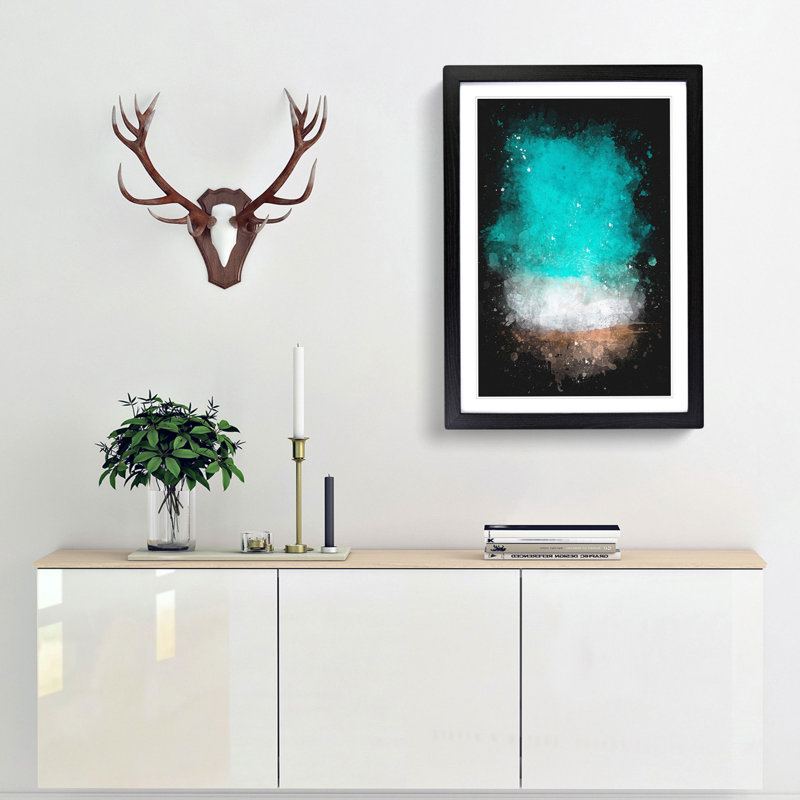 Sydney Australia Beach - Framed Print, 33cm H x 24cm W x 2cm D, Black Framed