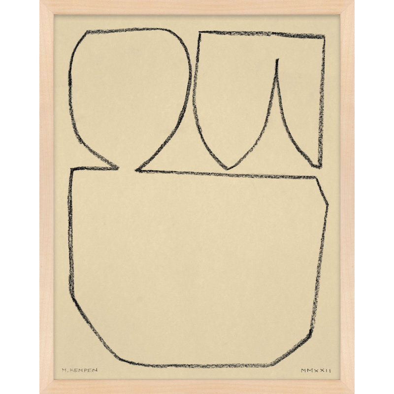 «Freya Sand 2» par Michael Kempen - reproduction de cadre photo, Érable, H 25 po x l 20 po x P 1,25 po