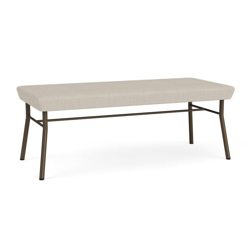 Banc en métal 2 places Chat, Bronze, Modena blé