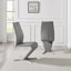 Scottsmoor Modern High Gloss & Glass Dining Table with 6 Luxury Faux Leather Chairs-1840282813