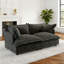 2 - Piece Upholstered Modular Plush Chenille Cloud Sofa – Oversized Cushion Lounge Sofa-3349278