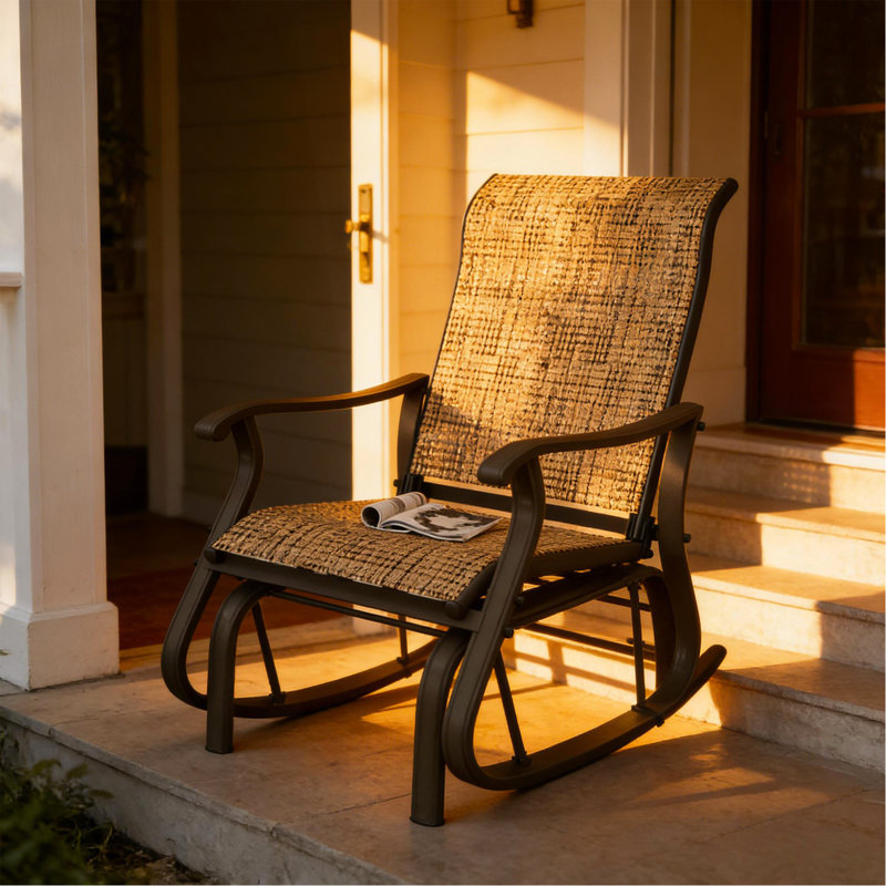 Balancelle, fauteuil oscillant d'extérieur