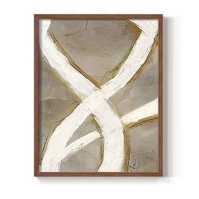 Abstrait, reproduction encadrée, prêt à accrocher
