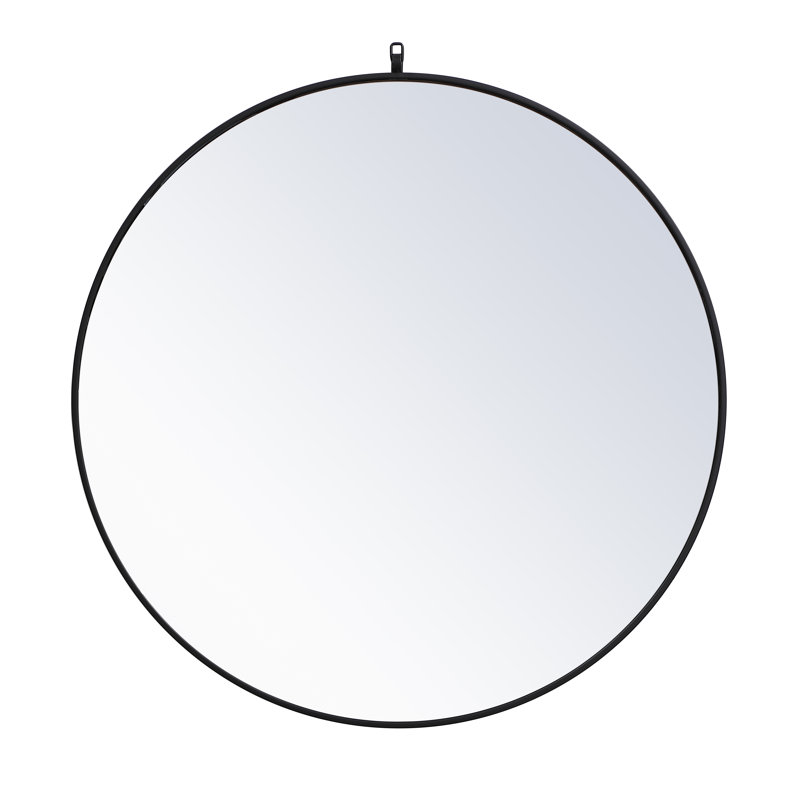 Miroir Cassie, Noir, 39 po x 39 po