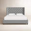 Lit plateforme tapissier très grand Naveen-1184735758