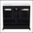 Solid Wood Frame Bathroom Storage Cabinet-1466384062