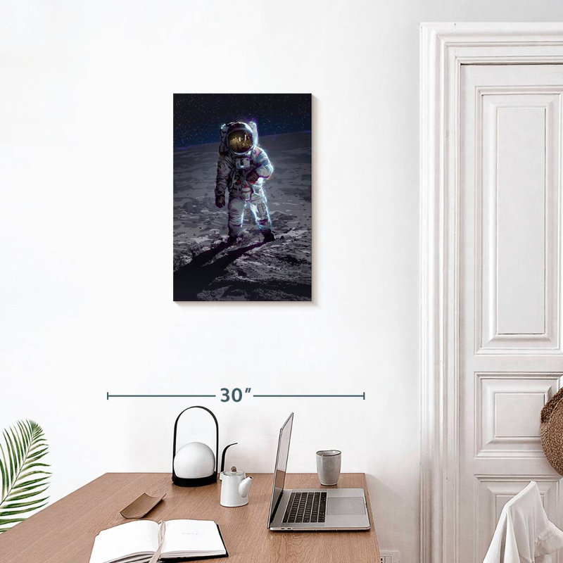 Oberle Apollo 11 Moonlanding, 24" H x 16" W