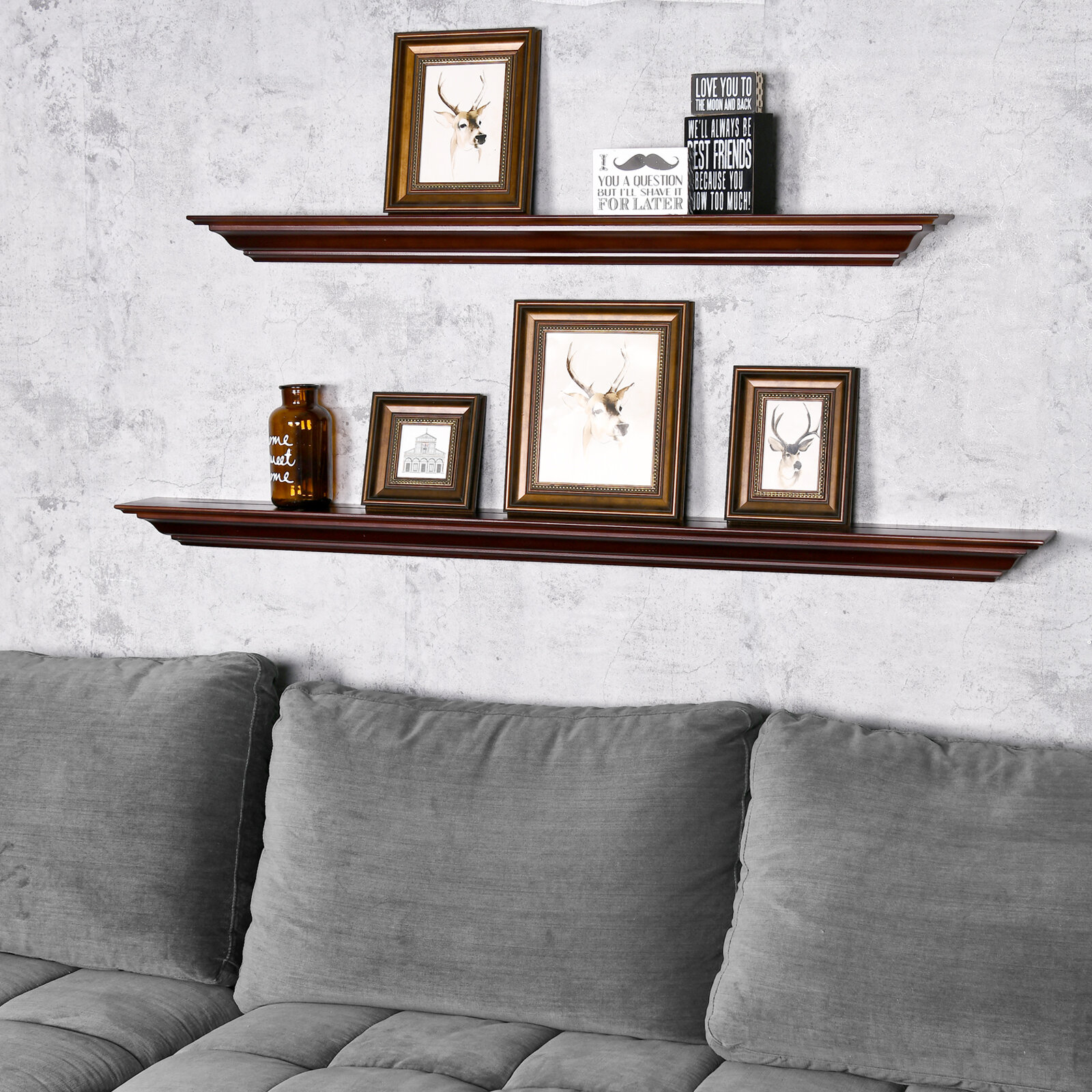 Wayfair  Brown Wall & Display Shelves You'll Love in 2024