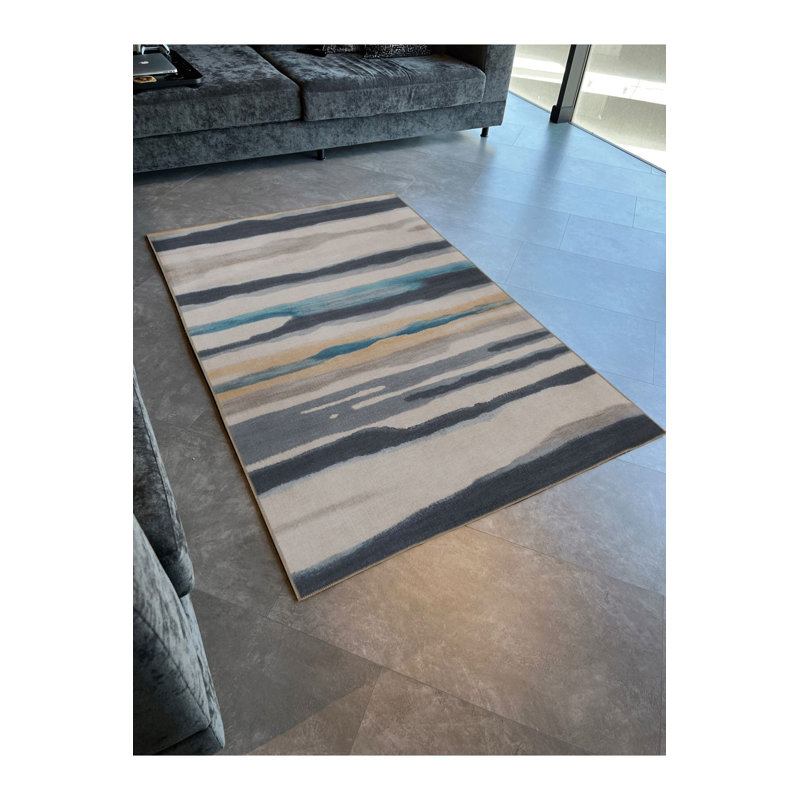 Tapis décoratif moderne Sydney Sydney, Sous-tapis rectangulaire de 3 pi 3 po x 4 pi 11 po
