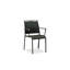 Ensemble de quatre fauteuils de salle à manger gris