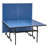 Ping Pong Table, 10 Minute Easy Assembly, 12mm Tabletops, Professional Table Tennis Game, Indoor MDF Portable Table Tennis Table, Foldable Ping Pong Table with Quick Clamp Net and Lockable Wheel