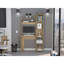 Bureau, cinq tablettes, deux tablettes supérieures-929051848