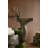  Metal Reindeer Planter 24"H – Rustic Distressed Finish – Holiday Accent