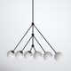 Estevan 6 Light Metal Dimmable Chandelier