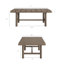 Ensemble de meubles d'extérieur en bois de teck 5 pièces Boone