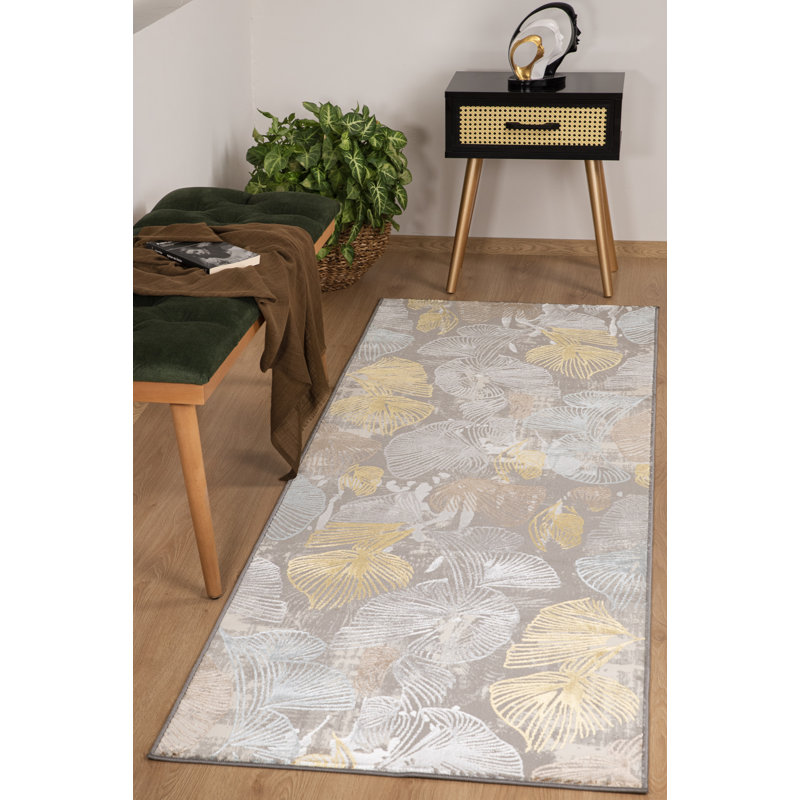 Floral Indoor Rug, Rectangle 2' x 3'3"