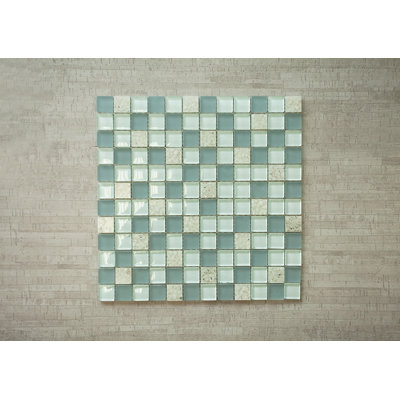 1" x 1" Glass Mosaic Tile