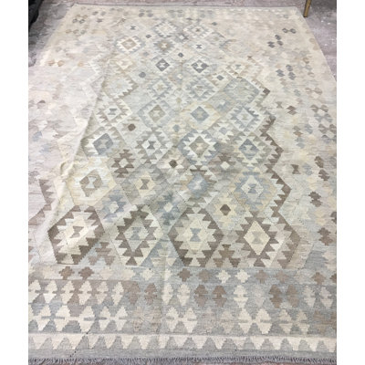 Smoke Gray Kilim 6'11" x 9'6"