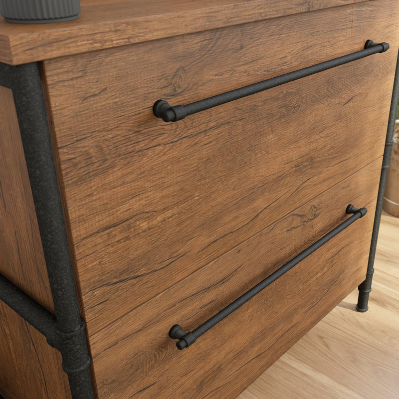 Lateral File, Brown finish