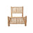 Fireside Lodge Cedar Log Small Spindle Bed - Single - Natural-89992119-89992117
