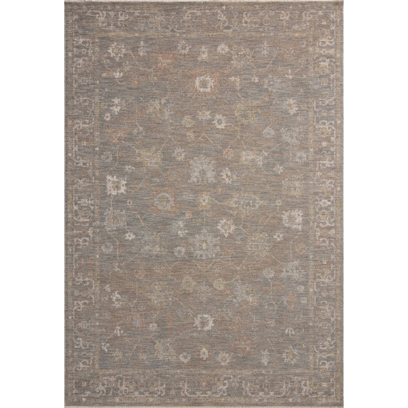 Tapis multicolore pierre / Louisa Chris Loves Julia x Loloi, Rectangle 7 pi 10 po x 10 pi