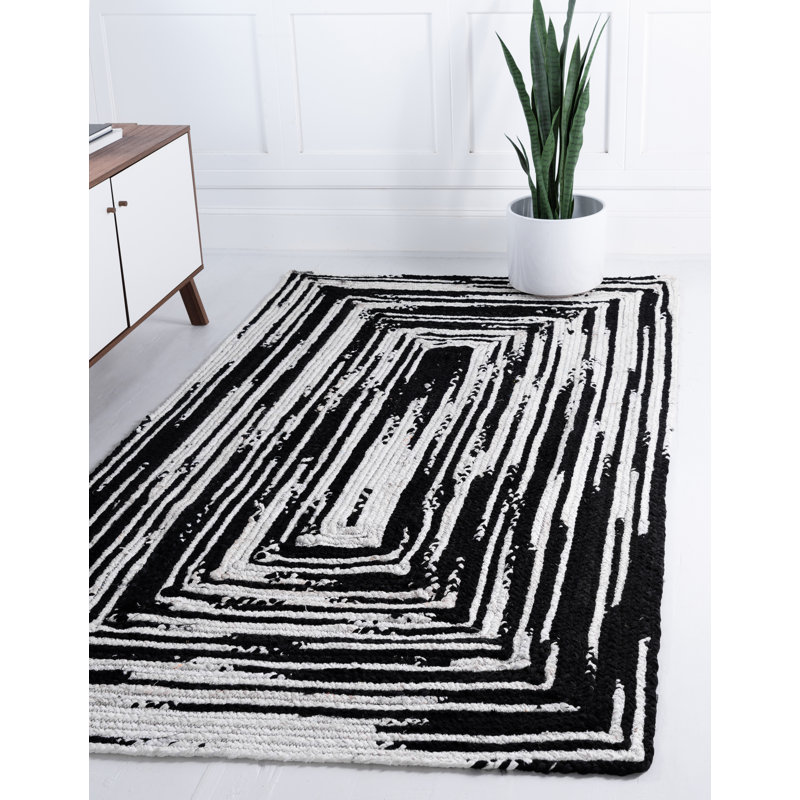 Ovgoros Cotton Abstract Indoor Rug, Rectangle 2' x 3'1"
