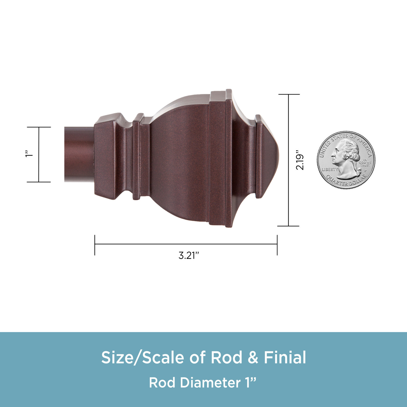 Kielle Riley Curtain Rod