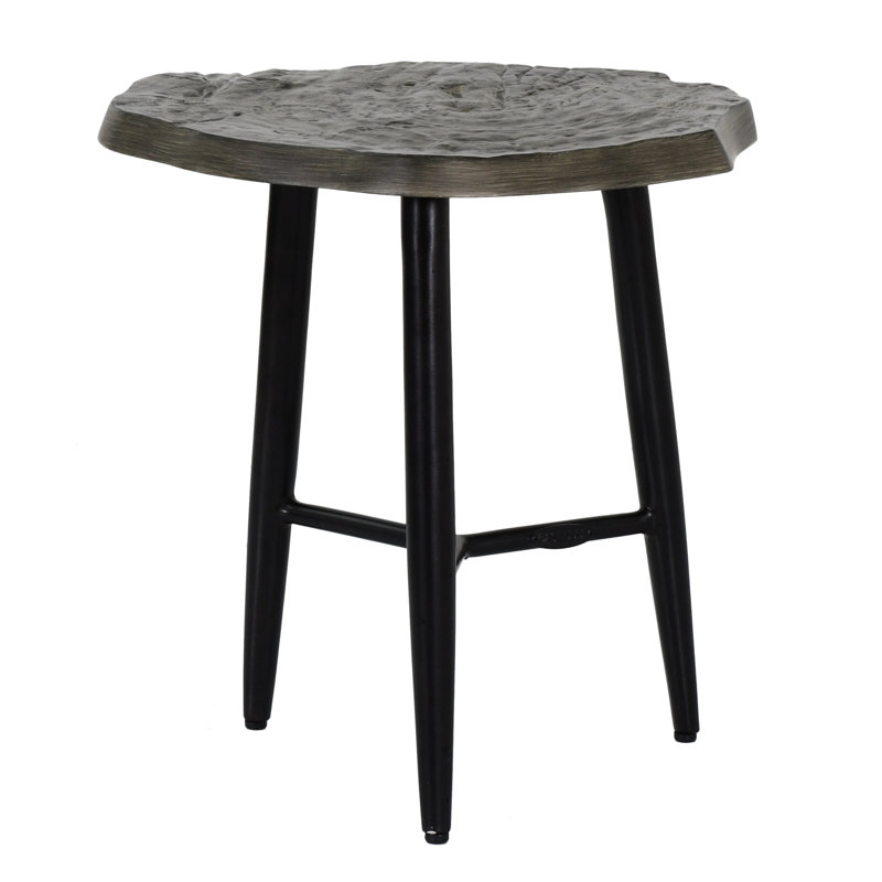 Nature's Wood Outdoor Side Table, 20" W x 21" L x 22" H