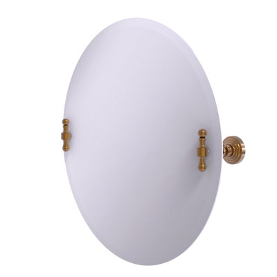 Retro Wave Metal Wall Mirror