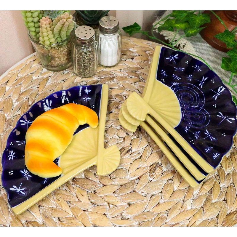 4 Piece Sushi Plate Set
