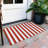 Washable Striped Indoor / Outdoor Rug-1313630841