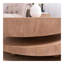 Modern Round Wood Coffee Table – 31.3" Natural Finish Accent Table For Living Room