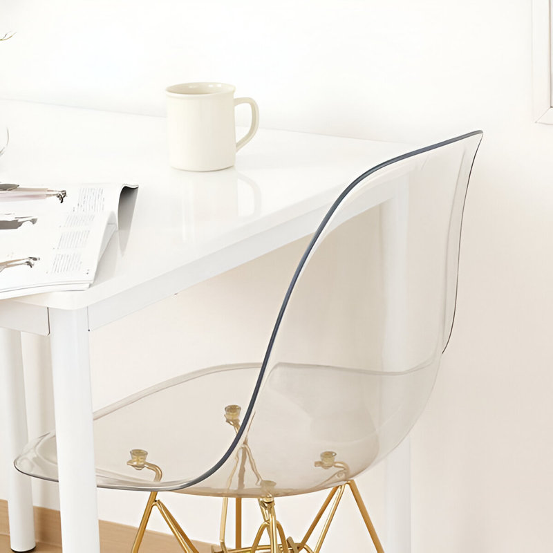 Eiffel Clear Chair With Gold Base