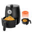 Carmeron Small Air Fryer, 2QT With Adjustable Temperature Control, Air Fryer Paper Liner