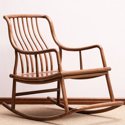 Home Living Room Leisure Solid Wood Rocking Chair Rocking Chair