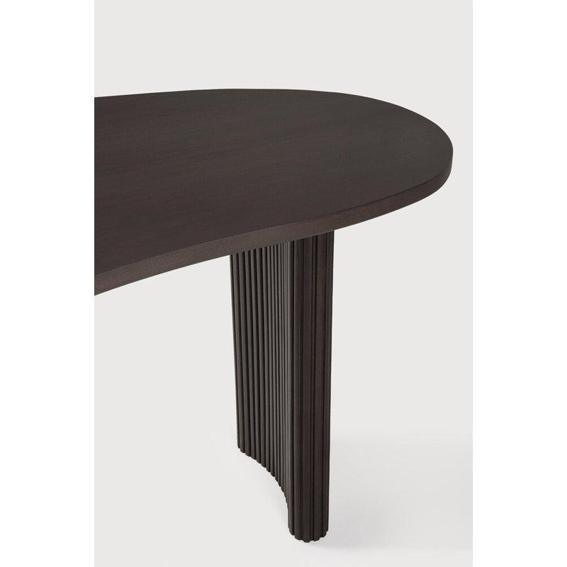 Boomerang Solid Wood Writing Desk, Espresso, 29.5" H x 63" W x 32.7" D