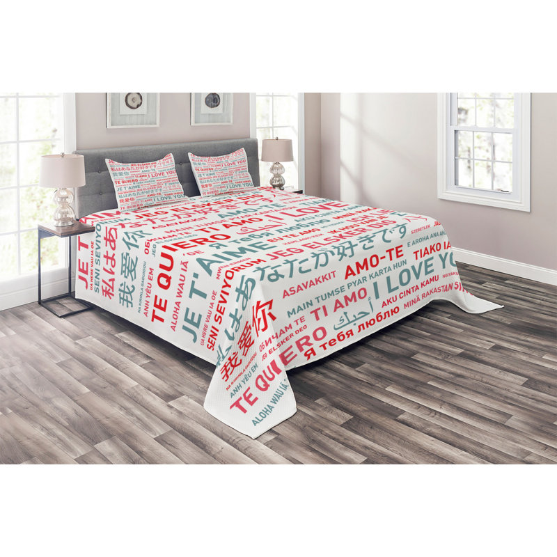 Eclectic Polyester Coverlet