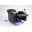 Fauteuil inclinable Power Zero Gravity avec fonctions multifonctionnelles - Accoudoir de rangement et porte-gobelet - Table pour ordinateur portable et support pour téléphone - Lampe de lecture et DEL - Inclinaison à position infinie pour le salon et le bureau